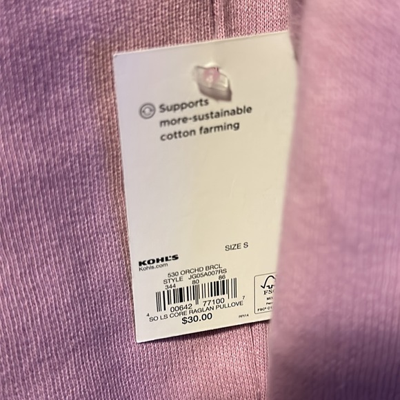 NWT Hoodie Sweatshirt Orchid S NWT - Picture 9 of 9